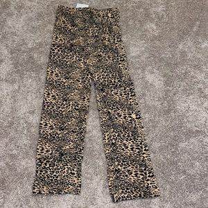 Leopard print pants